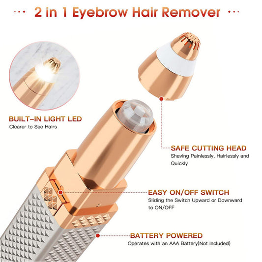 2 In 1 Flawless Facial Hair Removal