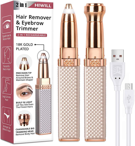 2 In 1 Flawless Facial Hair Removal