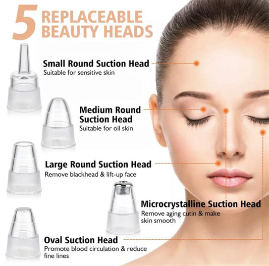 Rechargeable Blackhead Removal Machine Derma Suction