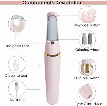 2in1 Rechargeable Electric Callus Remover for Feet