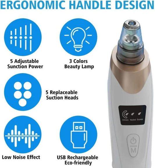 Rechargeable Blackhead Removal Machine Derma Suction