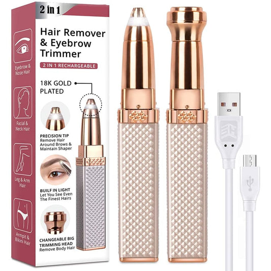 2 In 1 Flawless Facial Hair Removal