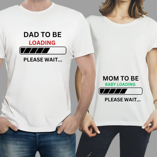 Combo Of Dad To Be & Mom To Be T-Shirt