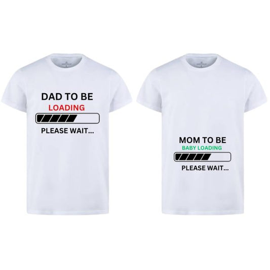 Combo Of Dad To Be & Mom To Be T-Shirt