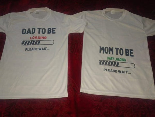 Combo Of Dad To Be & Mom To Be T-Shirt