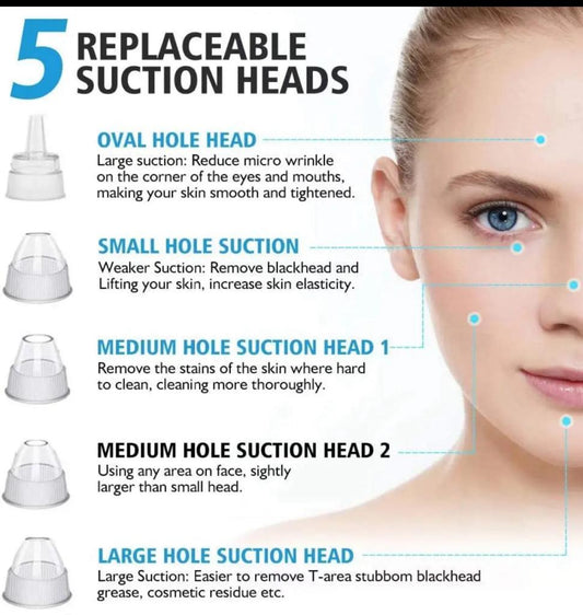 Rechargeable Blackhead Removal Machine Derma Suction