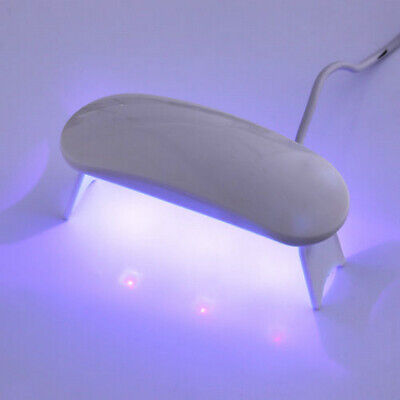 Mini Nail Dryer Machine Portable 6 LED UV Manicure Lamp